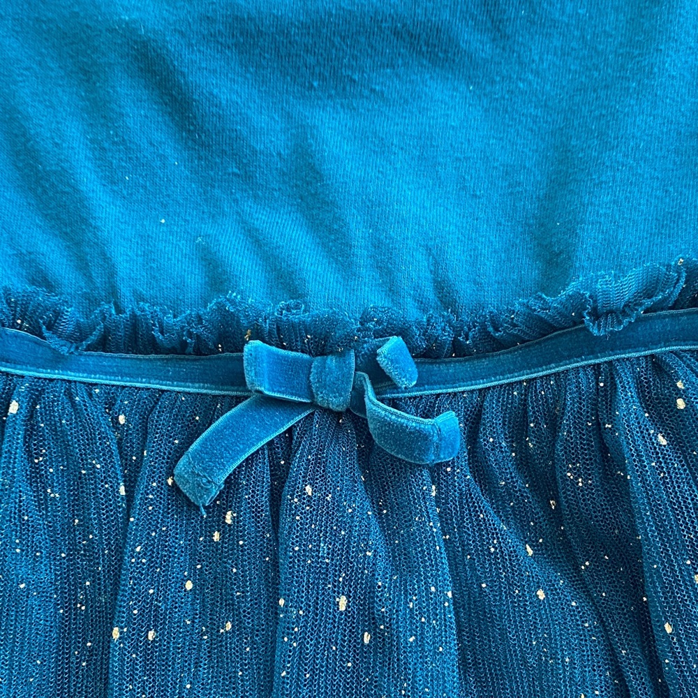 Cat & Jack Burgundy and Teal Toddler Dresses with Glitter 18 Months 4 pieces - Picture 10 of 13